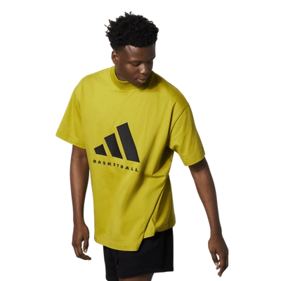 Shop Adidas Originals Mens Adidas One Cotton Jersey T-shirt In Pulse Olive