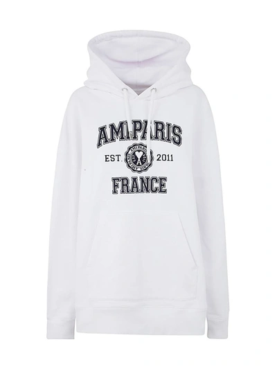 Shop Ami Alexandre Mattiussi Ami Paris  Hoodie Clothing In White