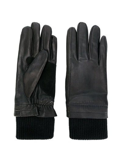 Shop Ami Alexandre Mattiussi Ami Paris Gloves Accessories In Black