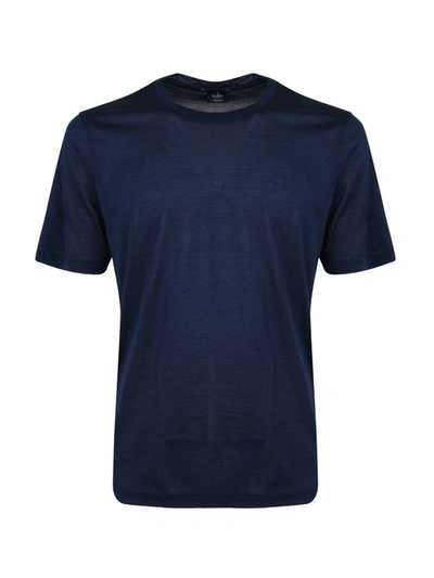 Shop Barba Silk T-shirt Clothing In Blue