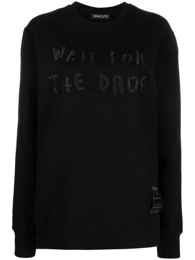 Shop Drhope Crew Neck Sweatshirt Clothing In Black