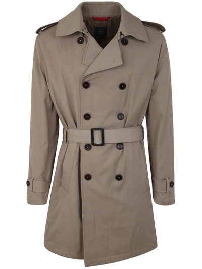 Shop Fay Padded Trench Clothing In Brown