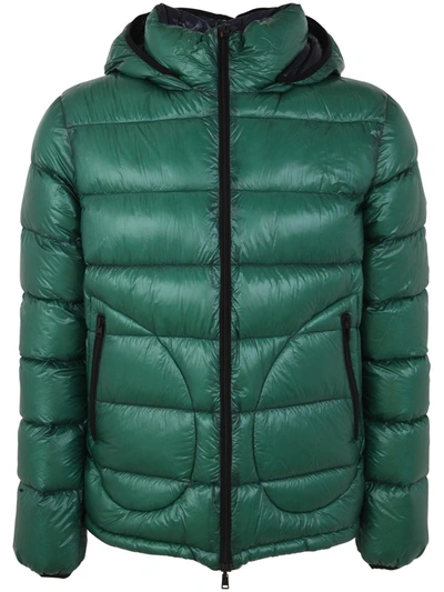 Shop Herno 7 Den Packable Bomber Clothing In Green