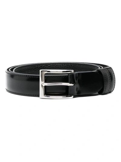 Shop Hogan Adjustable Double Belt 30mm Accessories In Black