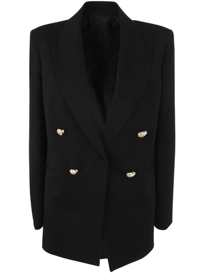 Shop Lanvin Double Breasted Tailored Jacket Clothing In Black