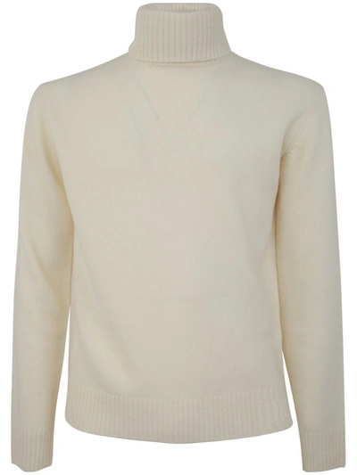 Shop Nuur Roberto Collina Long Sleeves Turtle Neck Sweater Clothing In White