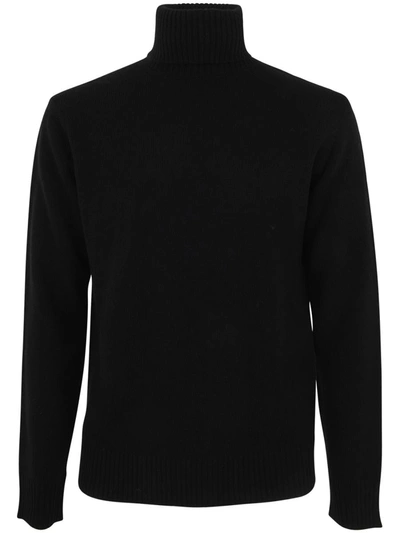 Shop Nuur Roberto Collina Long Sleeves Turtle Neck Sweater Clothing In Black