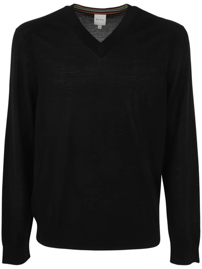Shop Paul Smith Mens Sweater V Neck Clothing In Black