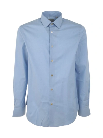 Paul Smith Mens Tailored Fit Shirt In Blue