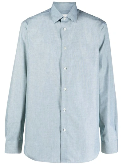 Shop Paul Smith Mens Tailored Fit Shirt Clothing In Green