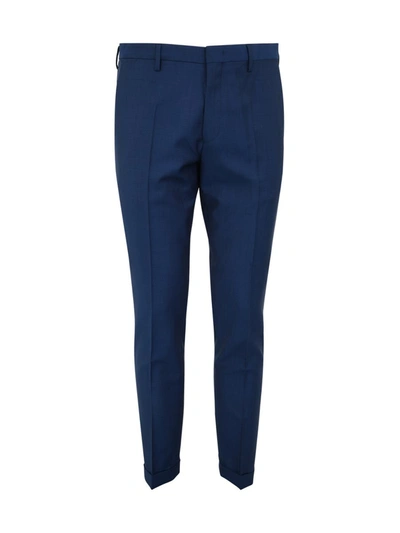 Paul Smith Tailored Tapered-leg Trousers In Blue