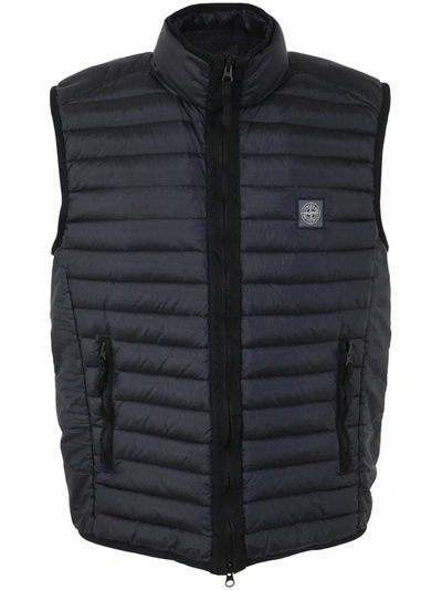Shop Stone Island Packable Padded Vest Clothing In Blue