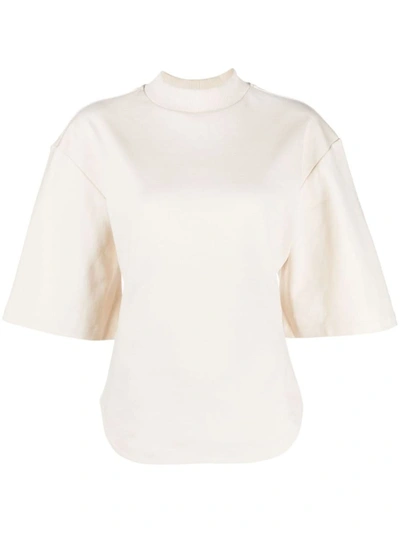 Shop Attico The  Interlock Jersey T-shirt Clothing In White