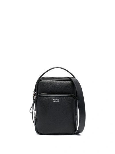 Shop Tom Ford Messenger Bag Bags In Black