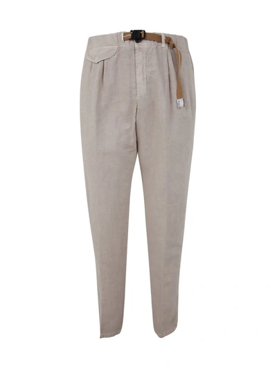 Shop White Sand Long Trouser Clothing In Brown