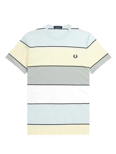 Shop Fred Perry Fp Bold Stripe T-shirt Clothing In White