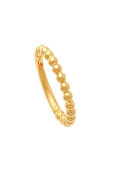 Shop Raquelina Jewels 10k Gold Beaded Nose Ring In Yellow Gold