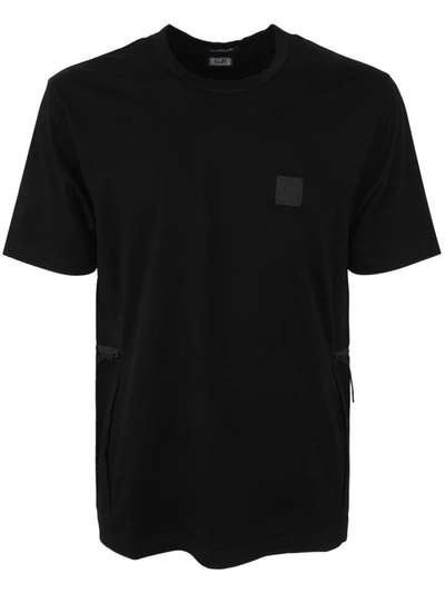 C.p. Company C.p.company Metropolis Series Mercerized Jersey T-shirt In Black