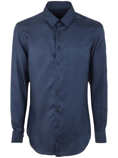 Shop Giorgio Armani Shirt Clothing In Blue