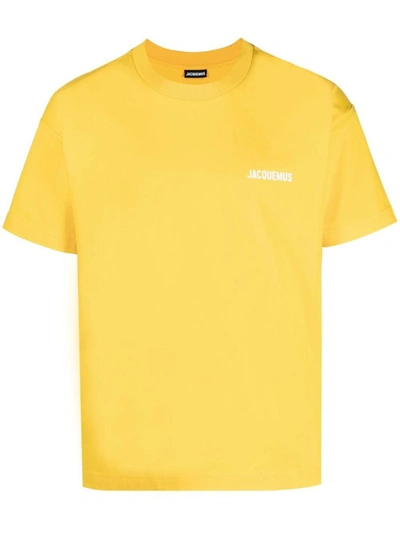 Shop Jacquemus The Tshirts. Clothing In Yellow &amp; Orange