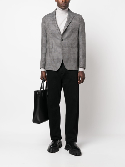Fay Roll-neck Long-sleeve Jumper In Neutrals