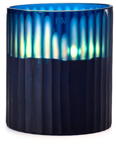 Shop Onno Royal Tonal-design Candle In Blue