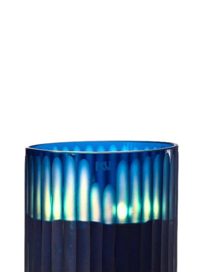 Shop Onno Royal Tonal-design Candle In Blue