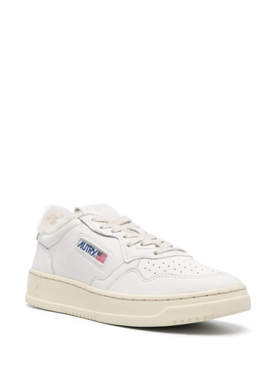 Shop Autry Medalist Low-top Sneakers In White