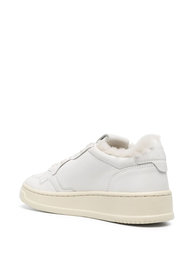 Shop Autry Medalist Low-top Sneakers In White