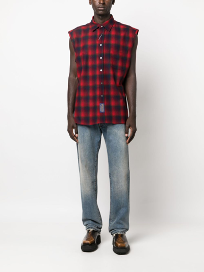 Maison Margiela Low-rise Straight-leg Jeans In Blue