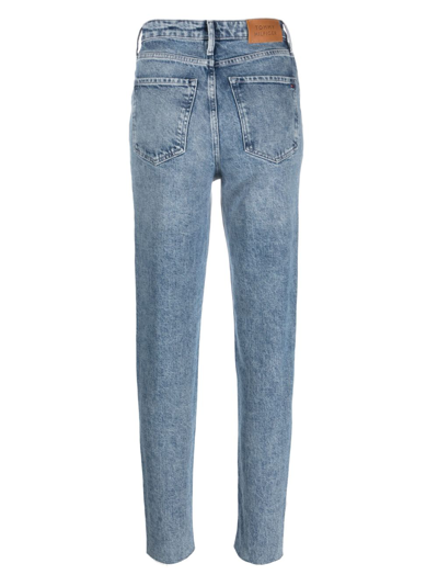 Tommy Hilfiger Gramercy High-rise Tapered Jeans In Blue