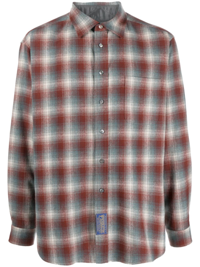 Maison Margiela X Pendleton Checked Wool Shirt In Red