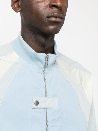 Shop Ranra Draumur Tracktop Zip-up Jacket In Blue
