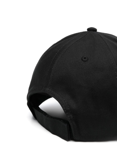 Shop Moncler Patch-detail Baseball Cap In Black