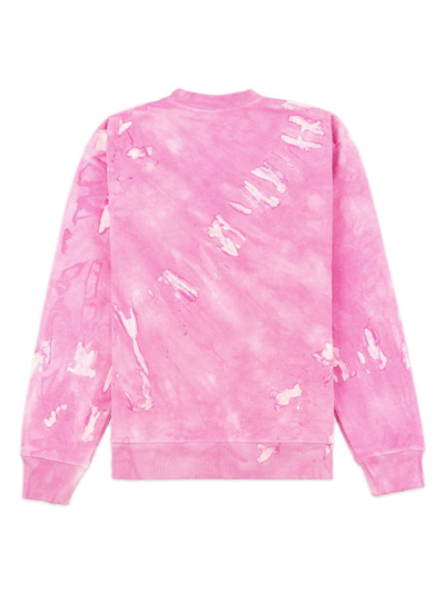 Shop Sporty And Rich Wellness Tie-dye Sweatshirt In Pink