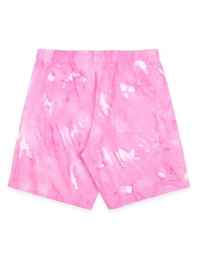 Shop Sporty And Rich Wellness Tie-dye Shorts In Rosa