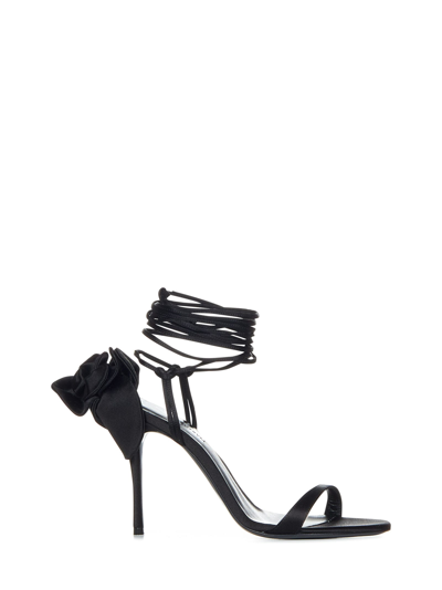 Shop Magda Butrym Sandals In Black