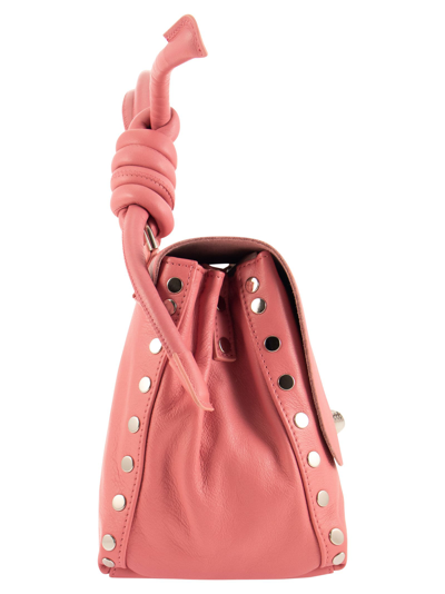 Shop Zanellato Postina Knot - Handbag S In Pink