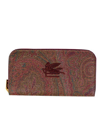 Etro Pegaso Paisley Wallet In Paisley