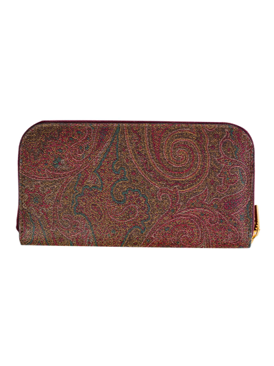 Etro Pegaso Paisley Wallet In Paisley