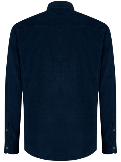 Tom Ford Cotton Shirt In Blue