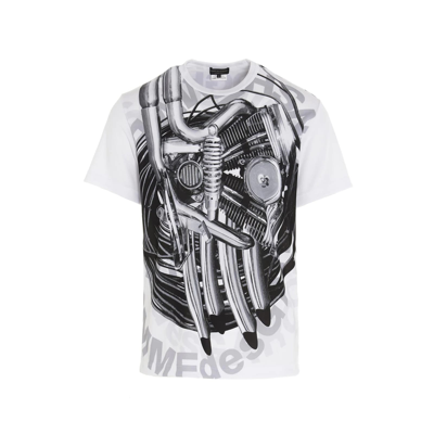 Shop Comme Des Garçons Printed T-shirt In White
