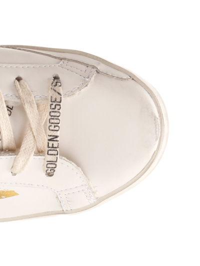 Shop Golden Goose Super Star Sneakers In White