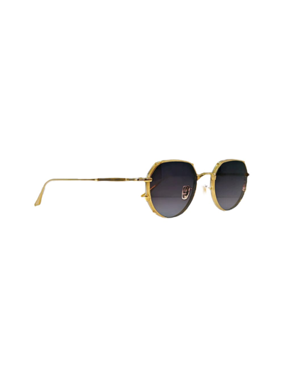 Shop Jacques Marie Mage Hartana - Gold Sunglasses