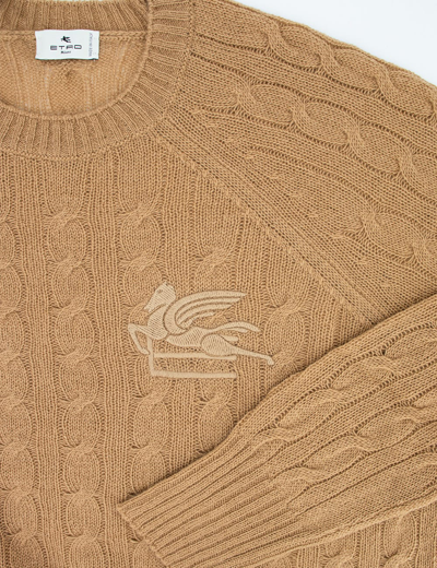 Shop Etro Sweater In Beige