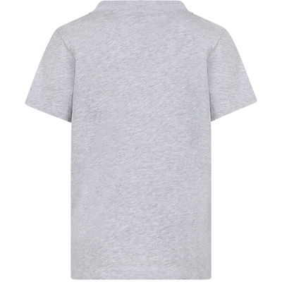 Shop Lacoste Grey T-shirt For Boy With Crocodile