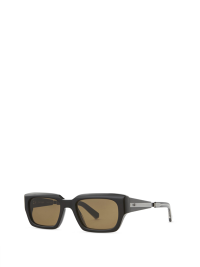 Shop Mr Leight Maverick S Black-pewter Sunglasses
