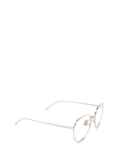 Shop Saint Laurent Sl 484 Silver Glasses