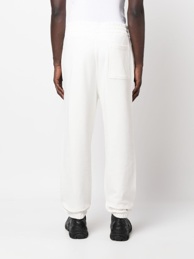 Shop Oamc Logo-patch Jersey Track Pant In White