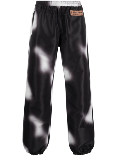 Shop Heron Preston Printed Track Pants In Black